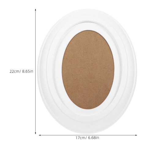 Wooden Oval Picture Frame 22 x 17 cm 1