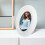 Wooden Oval Picture Frame 22 x 17 cm 5