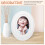 Wooden Oval Picture Frame 22 x 17 cm 4