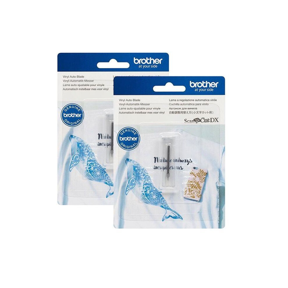 Brother Blade For Cutting Machine - Scanncut Sdx - Self-Adjustable - For Vinyl - Pack Of 2