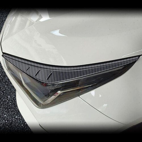 Carbon Style Headlight Eyelids For Yaris Cross
