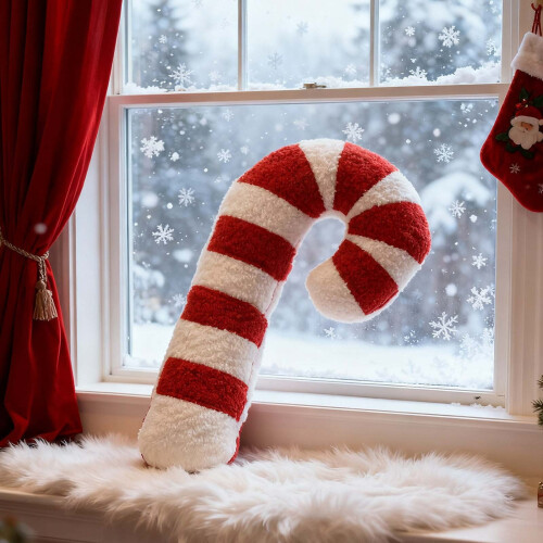 Christmas Candy Pillow Cushion, Soft Plush, 14 in 1