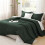 Forest Green Comforter Set Full Size 3-Piece 3