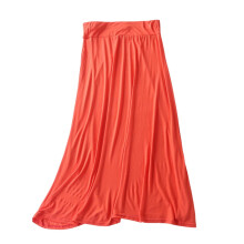 Sommerlicher Damen-Midirock – Lockerer, elastischer Bund, lässiger, fließender Stil, passend zu Sommeroutfits