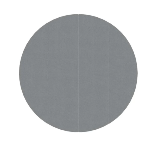 VidaXL (306 cm) vidaXL Pool Ground Cloth Floor Protector Mat Light Grey Polyester Geotextile