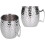 Κούπα Moscow Mule από σφυρήλατο χαλκό 550ml, συσκευασία των 2 1