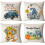 Housses de coussin d'automne 40 x 40 cm (lot de 4) 1