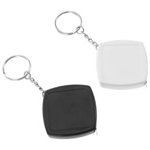 Mini målebåndnøkkelring – stål og ABS, 2 stk.
