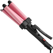 Revlon 3 Barrel Jumbo Haarwaver | Langanhaltende, natürliche Wellen, (Rosa)