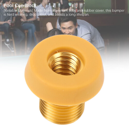 Drop Resistant Billiard Cue Bumper Plug