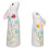 Easter3D trekaninfigurer rustikt hvitt sett 2