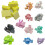 opvise 50Pcs / Bag Nail File Mini Multi-function Sponge Manicure Tools Buffer Blocks for Nail 6