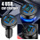 Πρίζα αυτοκινήτου QC3USB 4 κατευθύνσεων για τηλέφωνο, τσιγάρο καινούρια. Power UK 5
