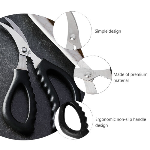 Saks i rustfritt stål, sjømat, 15 cm 1