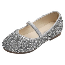 Dansschoenen met pailletten voor meisjes, zachte zool, lichtjes en glitter – geschikt voor peuters met schoenmaat 13 en 3.