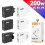 Φορτιστής USB-C πολλαπλών θυρών 200W με 3 θύρες USB και 3 θύρες USB-C 5
