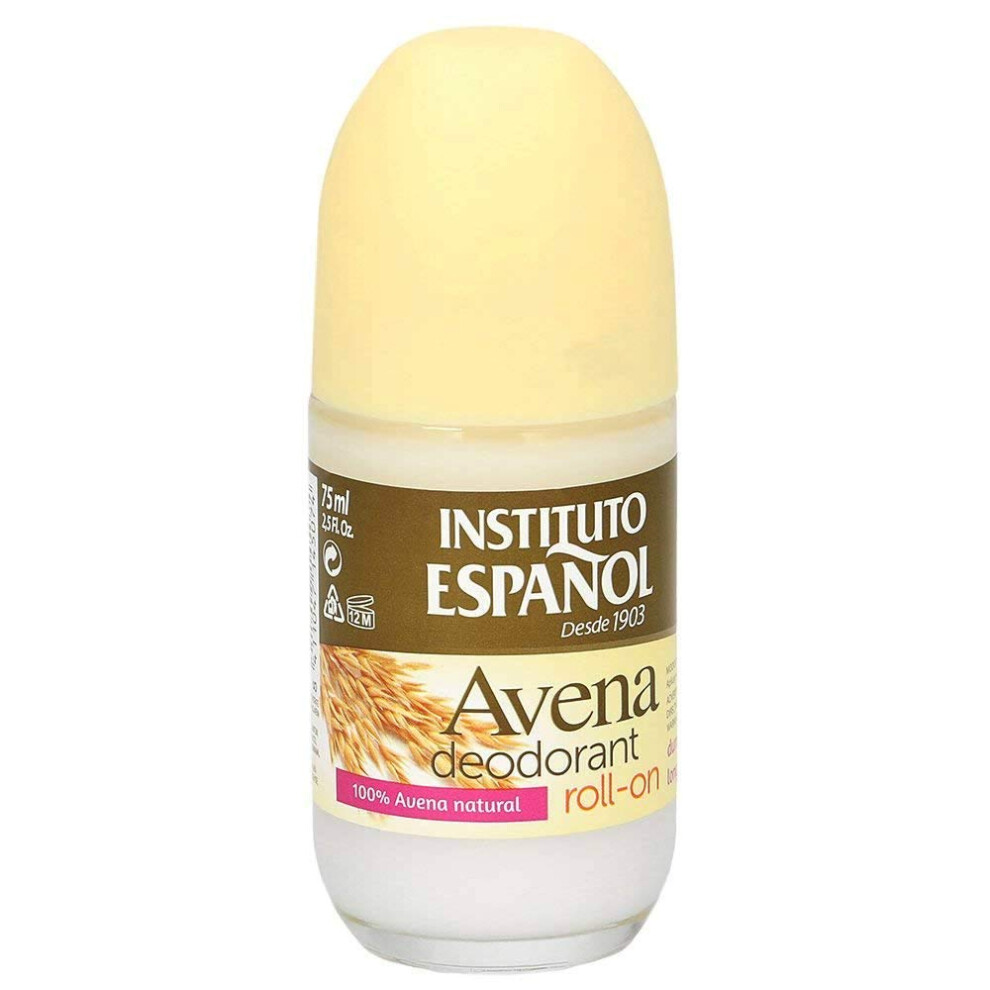 Avena 24 Hr Long Lasting Roll-On Deodorant, 2.5 Oz