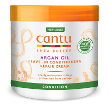 Cantu Crema de Reparación Leave-In con Aceite de Argán, 16 oz (El embalaje puede variar)