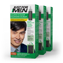 Just For Men Shampoo-In Color, H-50A - Donkerbruin-Zwart Haarverf met Keratine