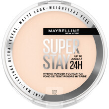 Maybelline Super Stay 24HR Hybrid Powder-Foundation, Med-till-full täckning, Matt finish, 102, 1 st