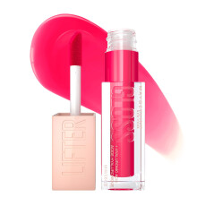 Maybelline New York Lifter Gloss Hydraterende Lipgloss met Hyaluronzuur, Bubblegum, Doorzichtig Roze, 1 Stuk