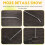 25 X Slatwall Single Hook Pin Shop Display Fitting Hanger Hanger 150Mm 3