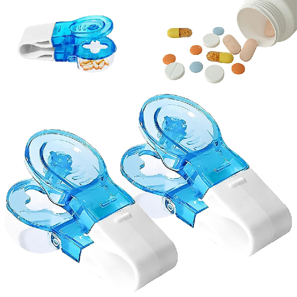 Pill Popper Tool for Blister Pack Opening, Portable Pill Extractor for Elderly or Disabled, 2 Pack