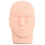 Mannequin Flat  Silicone Practice False Eyelash Extensions Makeup Model Massage Training 9
