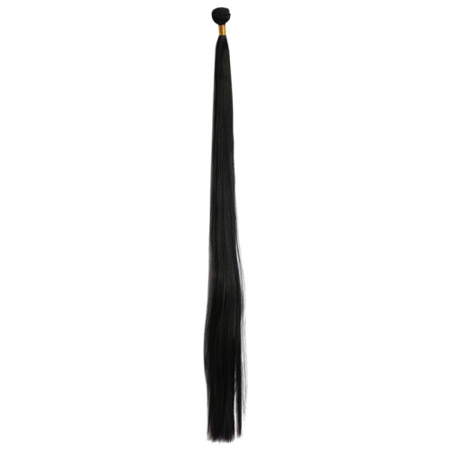 CordãO de 30 Polegadas Reta Reta Virgem Remy Cabelo Brasileiro TrançAdo Cacho de Cabelo Peruca de Cabelo Estendida 1 Pacote