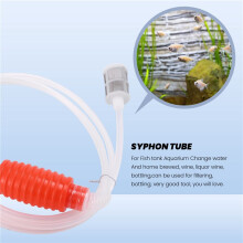 2 Meter Fish Tank Aquarium Syphon Tube Hand Fuel Pump Gasoline Siphon Hose Gas Oil Water Fuel Transfer Siphon Pump for Water Gasoline Liquid Home Brew