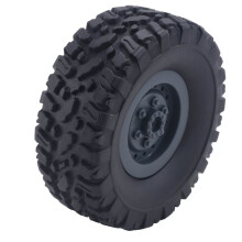 4 Stuks Rubberen Velgband voor RC 1/16 Klimcrawler Auto WPL B-1/B-24/C-14/C-24/B-16 Vrachtwagenmodel Reserveonderdelen Accessoires, Diepblauw