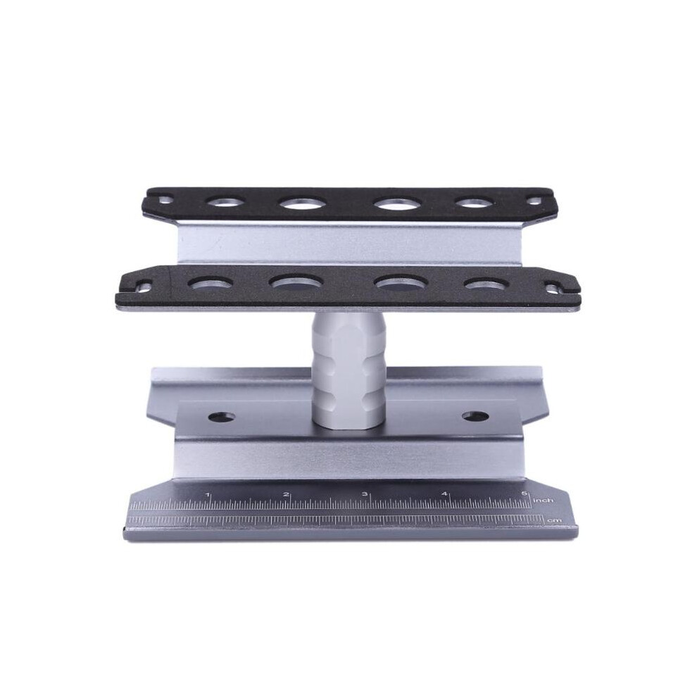 Metal Rc Car Workstation Work Stand Repair 360 Degree Rotation For 1/8 1/10 1/12 1/16 Scale Models,Grey 4714214201172