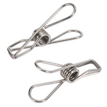 24 Pcs Stainless Steel Wire Clip, Multi-Function Clip, Utility Clip Pins Hanging Clip Office Fastener, Metal Wire Clip for Clothes Clothes Drying