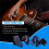 Kit per Chitarra Include 8 Pezzi per Chitarra e Plettri (In Celluloide Blu e Metallo), 5 Pezzi Protezioni per Chitarra Trasparente 3