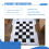 4Pcs Fabrics Calibration Cloth for 360 Degree Surround Bird View Panoramic DVR System 7