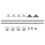 15Pcs 400Mm Optical Axis Guide Bearing Housings Linear Rail Shaft Support Screws Set 1