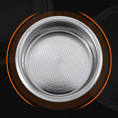 2Pack 54mm Filter Basket for  Sage 870/875/878/880 54mm Semi-Automatic Coffee Machine Bottomless Handle Filter 2