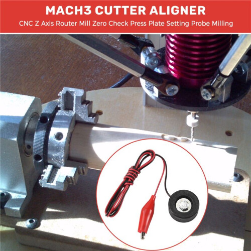 for MACH3 Tool CNC Z Axis Router Mill Zero Check Press Plate Setting Probe Milling 35mm CNC Engraving Machine Tools A 1
