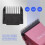 Electric Clipper Accessories,4Pcs Cut Clipper Limit Comb Guide Attachment Size Barber Replacement(1mm,1mm,2mm,3mm) 9