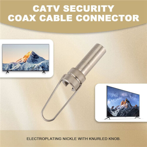 CATV Security Shield Gripping Tool For RG6 RG59 Coaxial Coax Cable Connector 1