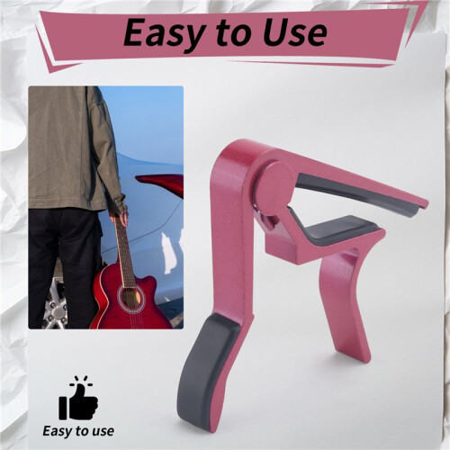 Clamp Key Trigger Capo for Acoustic Electric Classic Guitar () 2