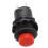 10 Pcs Latching Action SPST Round Red Push Button  AC 125V 3A 2