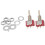 2 Pcs AC 250V 2A 120V 5A SPDT /Off/ 3 Position Momentary Toggle 1