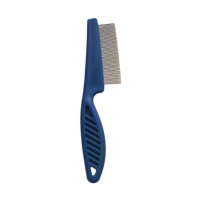 Pet Grooming Comb for Dogs and Cats, Multifunctional Pet Hair Comb with Fine Toothed Design, Stainless Steel Comb for Flea and Tear Stain Removal, Com