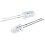 5mm Dia Clear Round   Light Emitting Diodes LED 50 Pcs 1