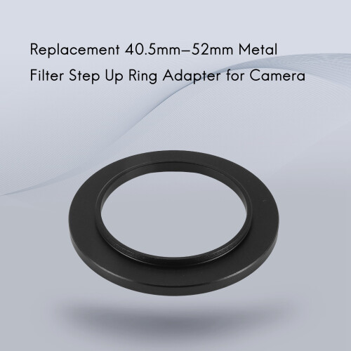 Replacement 40.5mm-52mm Metal Filter Step  Ring Adapter for Camera 2