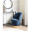 Beliani Armchair ALBY Velvet Dark Blue 3