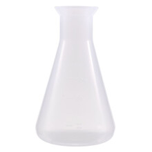 Kunststoff Transparent Labor chemische Erlenmeyerkolben Behaelter Flasche - 250ml