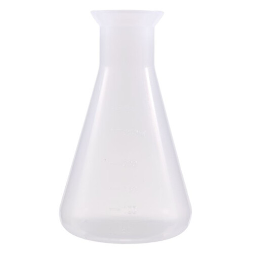 Plastic Transparent laboratory chemical Erlenmeyer flasks Container Bottle - 250 ml