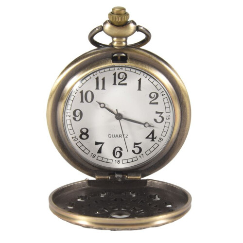 Retro Antique Bronze Spiderweb Pattern Pocket Watch Quartz Clock Necklace Pendant 2